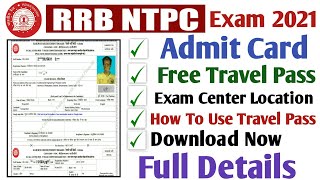 🔴 RRB NTPC Admit  Card 2021 Download Kaise Kare || How to download ntpc admit card 2021