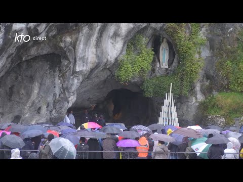 Chapelet du 12 avril 2023 à Lourdes