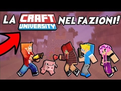HO INCONTRATO LA CRAFTUNIVERSITY NEL FAZIONI!-MINECRAFT FACTIONS ITA