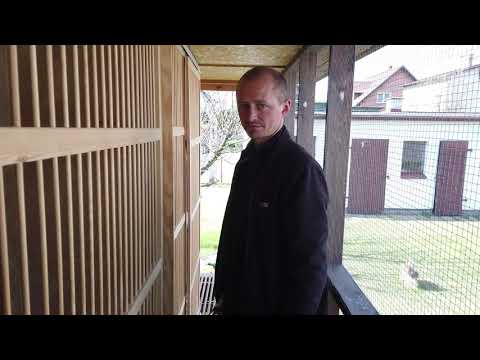 Gołębnik w Czarnej Wodzie - montujemy nowy wlot - 24.04.2021r.