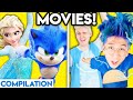 MOVIES WITH ZERO BUDGET! (Frozen, Sonic, Pennywise the Clown, Wreck It Ralph, Incredibles, & MORE!)