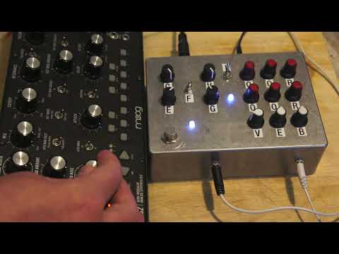 EOTEN Mk4 with Moog Mother32 - control voltage and gate interaction