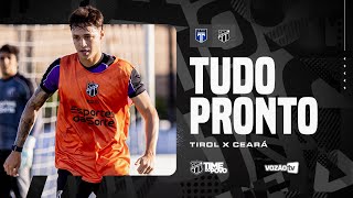 Treino apronto | Ceará ajusta últimos detalhes para enfrentar o Tirol