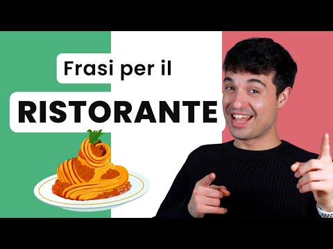 Frases para usar em um RESTAURANTE ITALIANO | Vocabulário Italiano