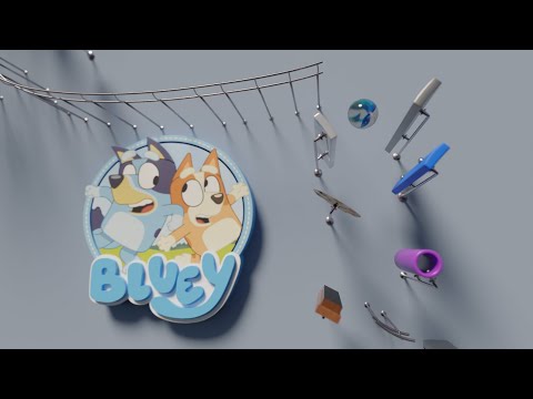 Marble Plays Bluey Theme on Different Instruments!