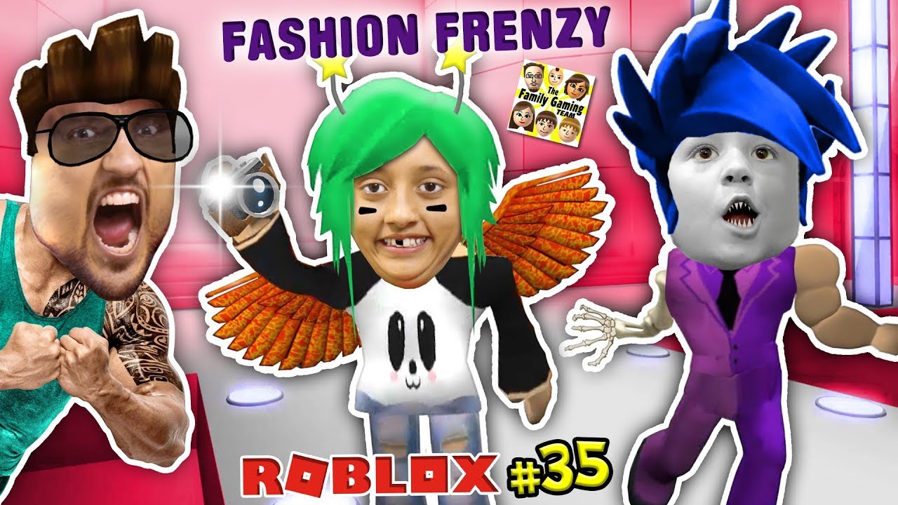FGTEEV Fashion Frenzy ROBLOX #35! Silly Scary Famous Celebrity Dress Up Game! Chase vs Lexi vs Duddy