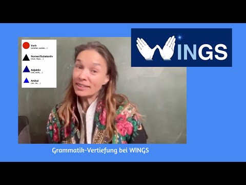 WINGS Grammatikvertiefung: Die Magie der Sprache: Wortarten leicht gemacht mit der Schwarzen Dame