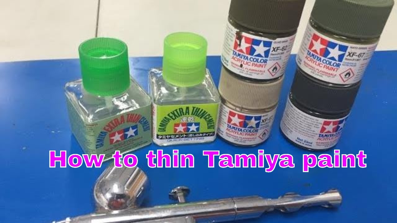 How to airbrush Tamiya acrylic paints? - Painting & Weathering