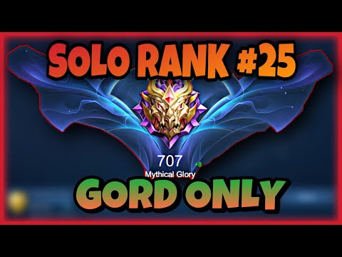 700 pts FOR USING GORD ~ SOLO RANK #25 ~ GORD GAMEPLAY ~ Ashren