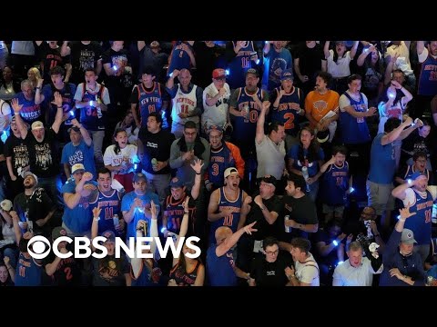 Fans swarm MSG for Knicks-Spurs Game 3 of NBA finals