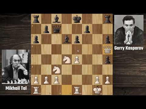 Mikhail Tal Beat Garry Kasparov In 17 Moves In Hindi!!!
