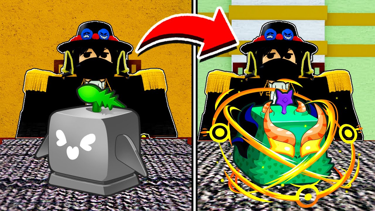 TROQUEI DA ROCKET ATÉ A DRAGON NO BLOX FRUITS!