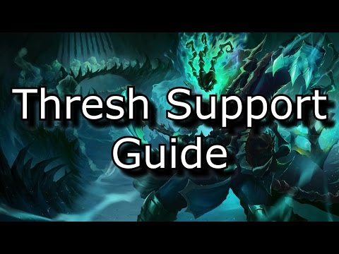 Thresh Support Full Gameplay/Guide S6 - League of Legends 2016