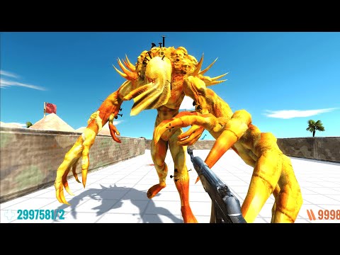 DEATH RUN with RIFLE FPS PERSPECTIVE - Animal Revolt Battle Simulator