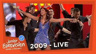 Ani Lorak - I&#39;m Alive &amp; Shady Lady - Interval Act - 2009 Junior Eurovision Song Contest