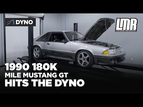 How Much Power Does A 1990 Fox Body Mustang GT With 180K Miles Make?