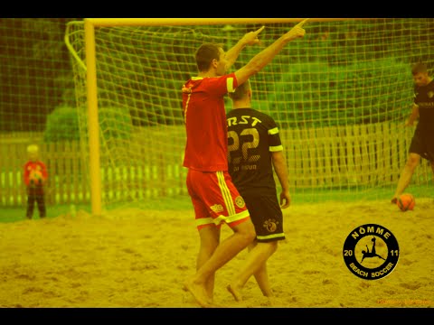 Beach soccer chip freekick goal | Estonian Cup 2015