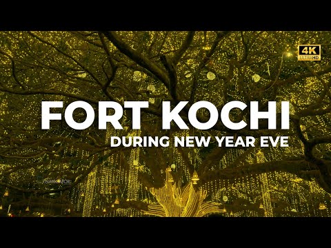 Fort Kochi During New Year Eve | Night Life Experience | Magical Christmas Tree