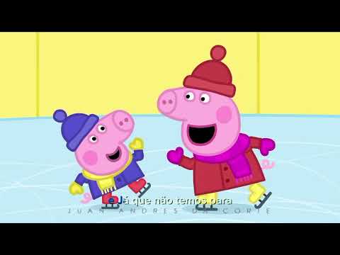Cante com Peppa Pig Música da Vamos deixe nevar,