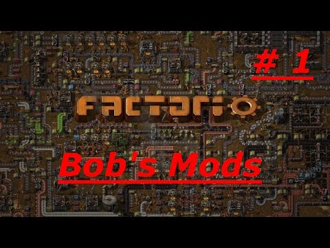 Shroomworks Plays - Factorio With Bob's Mods Ep #1
