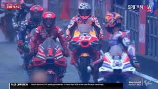 [MotoGP Jepang] Red Flag, Race Gak Dilanjutin, Jorge Martin Juara, Marquez & Pecco Podium! di Motegi