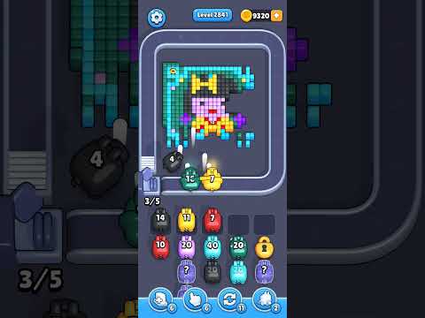 Pixel Flow Level 2841 Walkthrough
