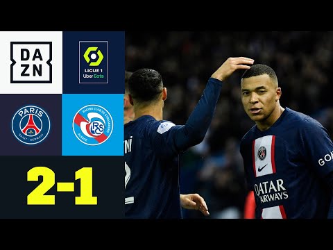 Schwalben-Neymar fliegt & Mbappe entscheidet kurz vor Schluss: PSG - Straßburg 2:1 | Ligue 1 | DAZN