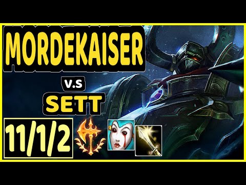 IMPACT (MORDEKAISER) vs SETT - 11/1/2 KDA TOP CHALLENGER GAMEPLAY - NA