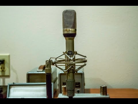 Vintage 1960's Neumann Gefell M582 tube mics, UM70, and M70 capsules demo -SOLD!