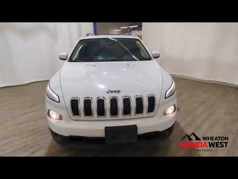 2016 Jeep Cherokee 4WD 4dr North in White for sale at Wheaton Honda West in Calgary, AB