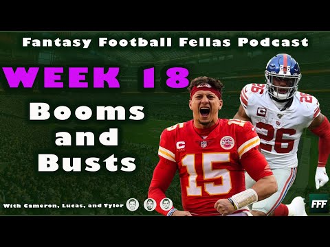 Week 18 Boom/Bust Players, Final Weekly Recap of the Season (2022 Fantasy Football)