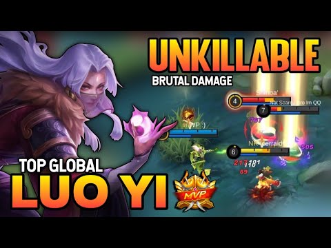 BRUTAL DAMAGE! LUO YI BEST BUILD 2021 | TOP GLOBAL LUO YI GAMEPLAY | MOBILE LEGENDS✓
