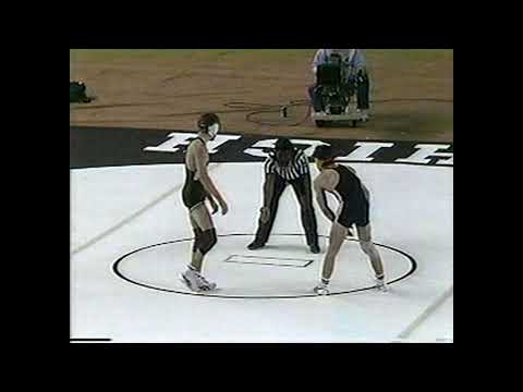 1988 ed regan of lehigh vs brian bauer of wilkes dual match
