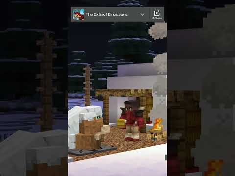 Surviving the Storm – The Mammosk’s Journey 🦣❄️ #Minecraft #Dinosaurs #Addon