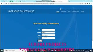 College Workers Scheduling and Management system