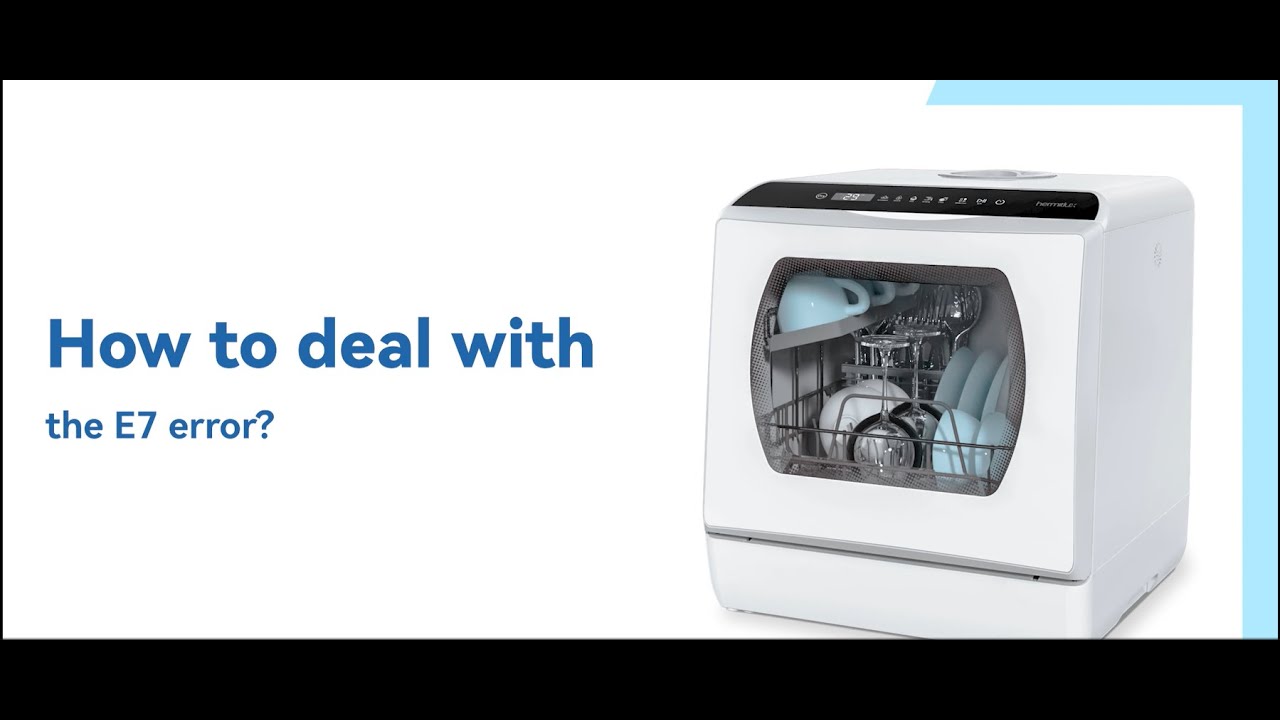 How to deal with E7 error - hermitlux dishwasher repair