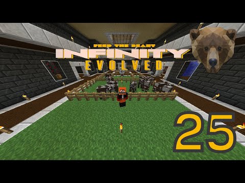 Minecraft: FTB Infinity Evolved EP 25 - Meat Grinder + Ender Quarry!!!