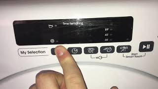 Candy smart touch tumble dryer service mode