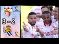 Sevilla FC 3 - 2 Real Sociedad | Resumen Y Goles | LaLiga Santander