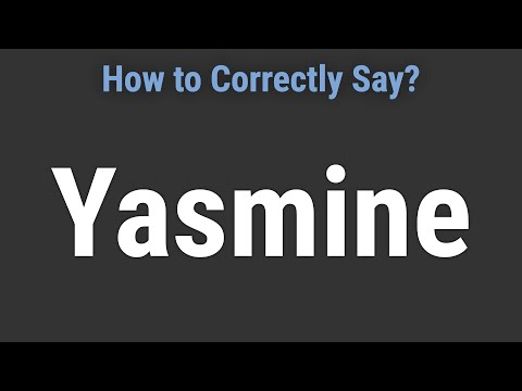 How to Pronounce Name Yasmine (Correctly!)