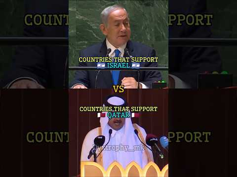 Countries that support Israel vs countries that support qatar#shorts#viralshorts