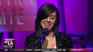 Christina Grimmie on Good Day LA - 'Anybody's You' - (Feb 2016)
