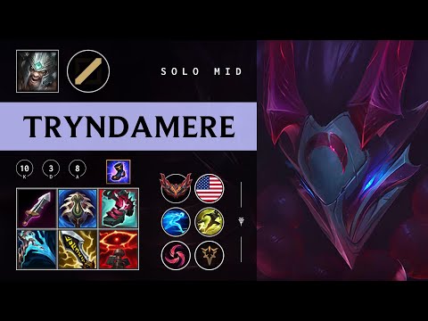 Tryndamere Mid vs Xerath - NA Grandmaster Patch 26.02