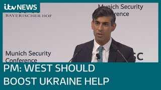 Rishi Sunak urges allies to ‘double down’ on Ukraine military support | ITV News