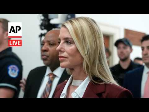 LIVE: Outside House as Pam Bondi testifies on Epstein Files