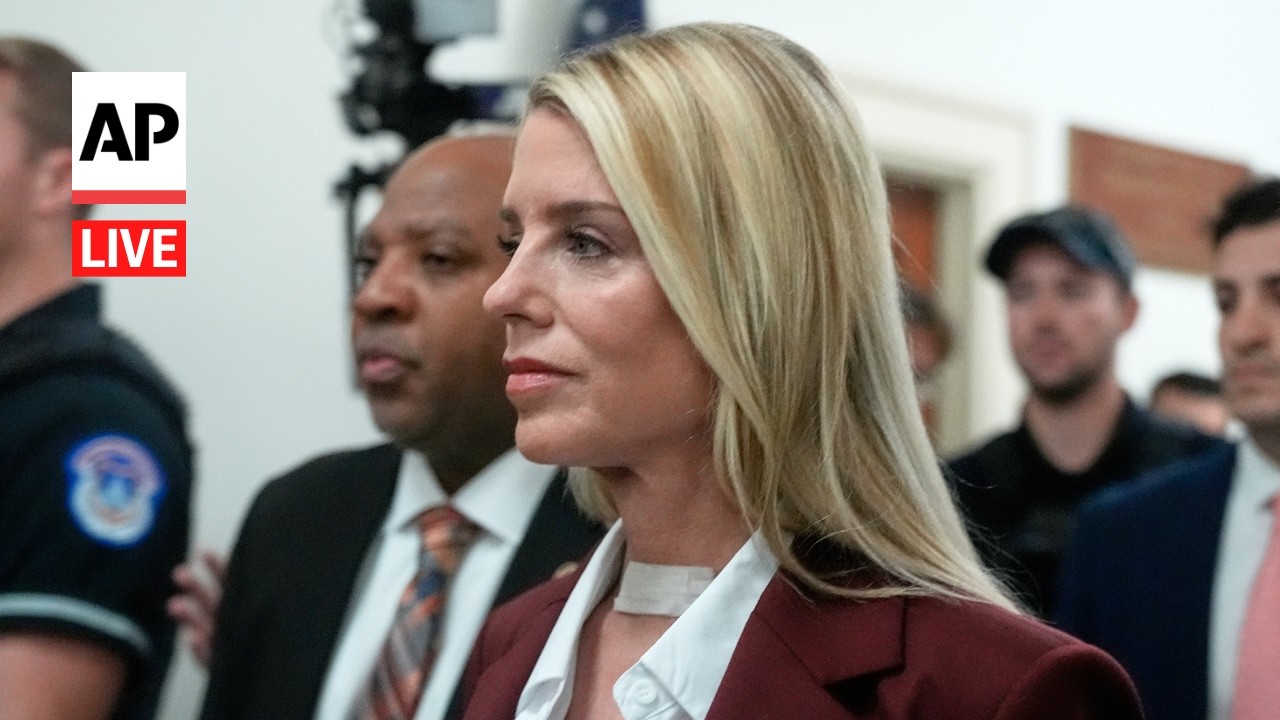 LIVE: Outside House as Pam Bondi testifies on Epstein Files