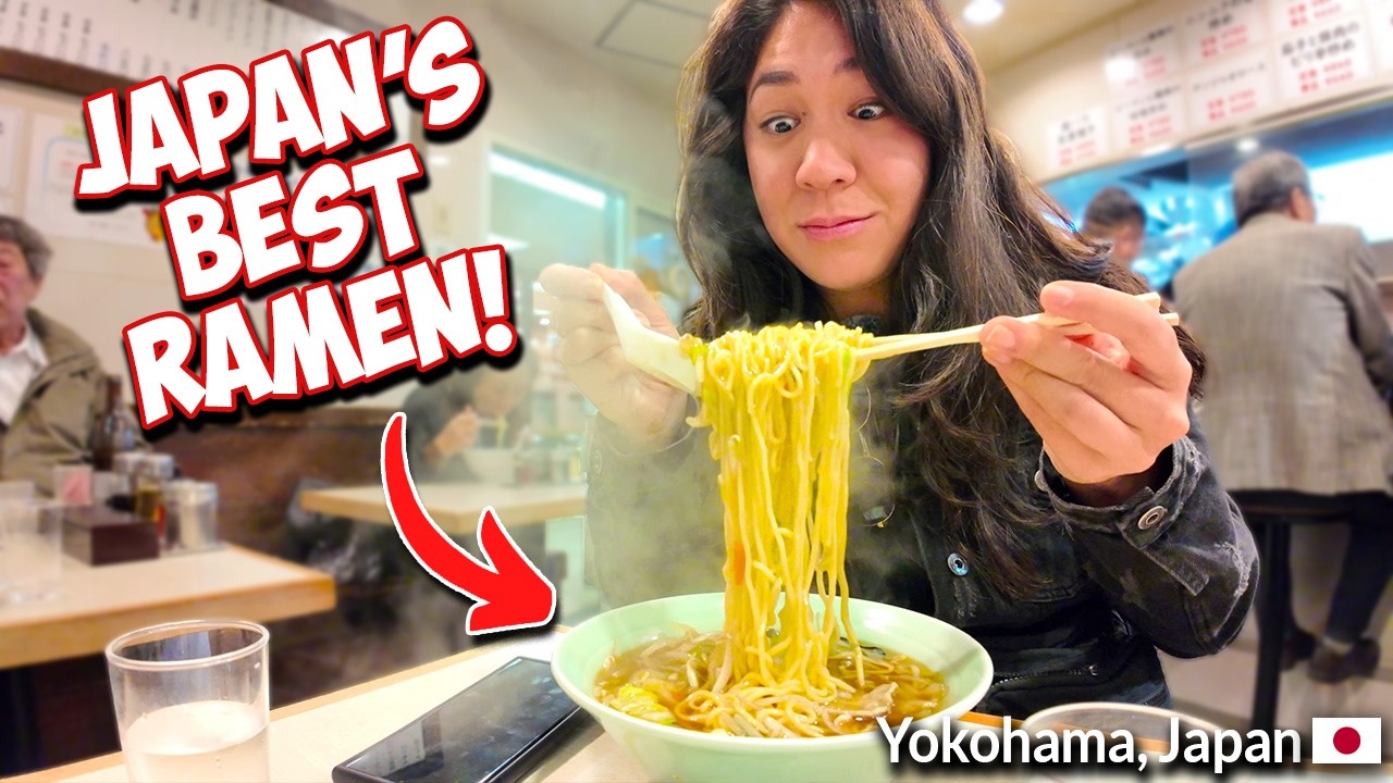 Join a duo as they embark on a tantalizing food tour through Yokohama!