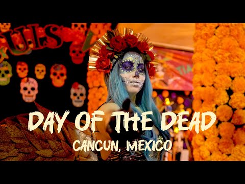 Day Of The Dead in Mexico | Celebration in Cancun and Xcaret Park | Dia de Muertos
