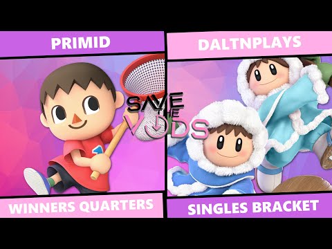 Save The Vods #77: Winners Quarters - Primid (Villager) vs Daltnplays (Ice Climbers) SSBU Singles