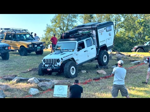 Driving the HARDEST Offroad Course at an Overland Event in my Jeep Camper